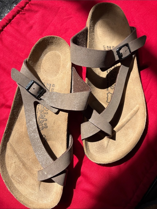 Birki’S Shoes - Women’s Brown Strappy Comfort Sandals with Adjustable Buckles